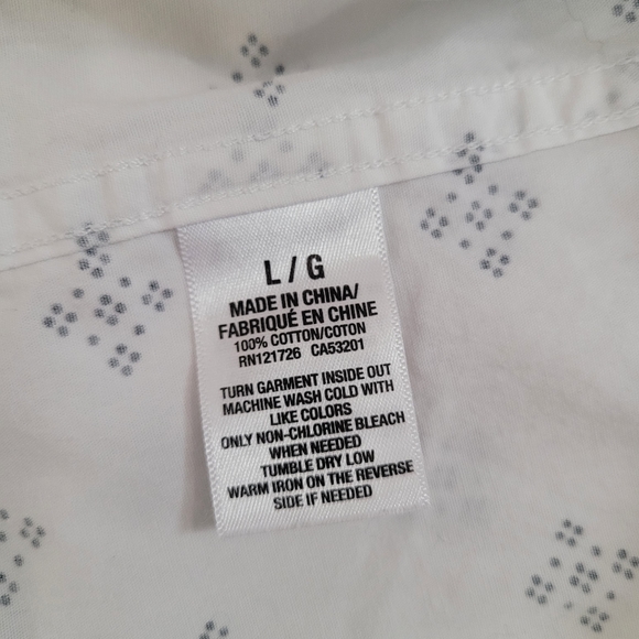 Prince & Fox White Printed Button Down Shirt - Picture 4 of 5